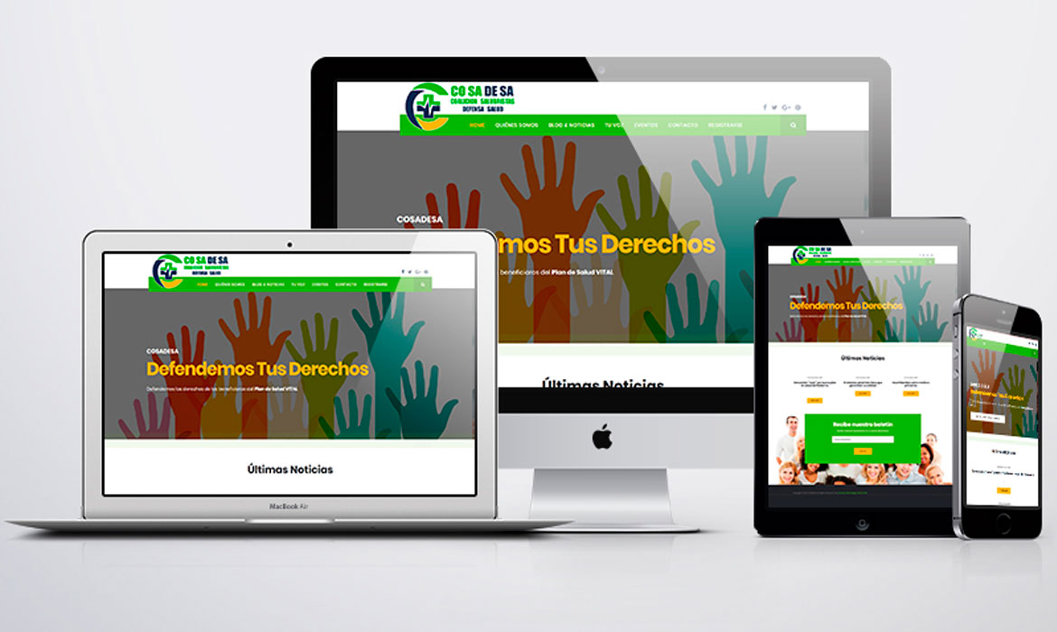 Página web Cosadesa