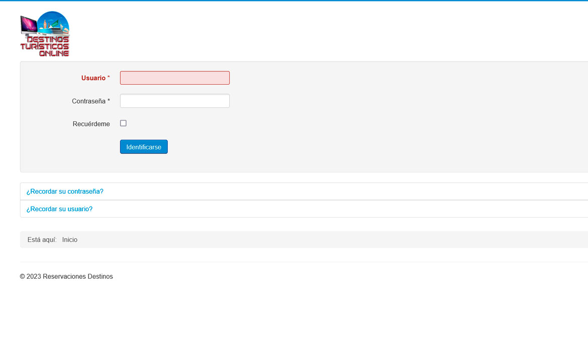 Aplicación web para reservaciones