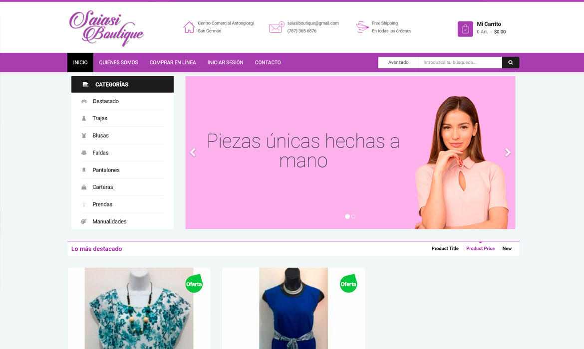 Tienda online de ropa