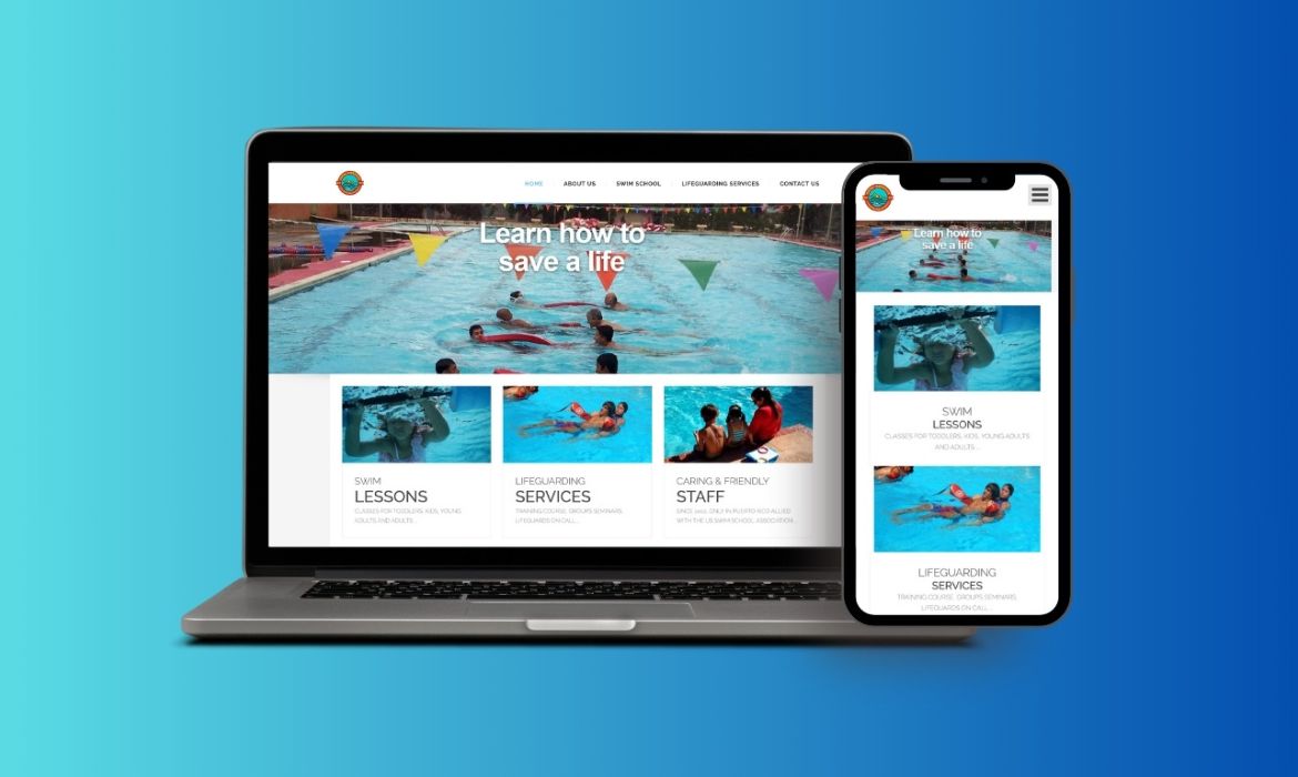 página web Aquatics PR