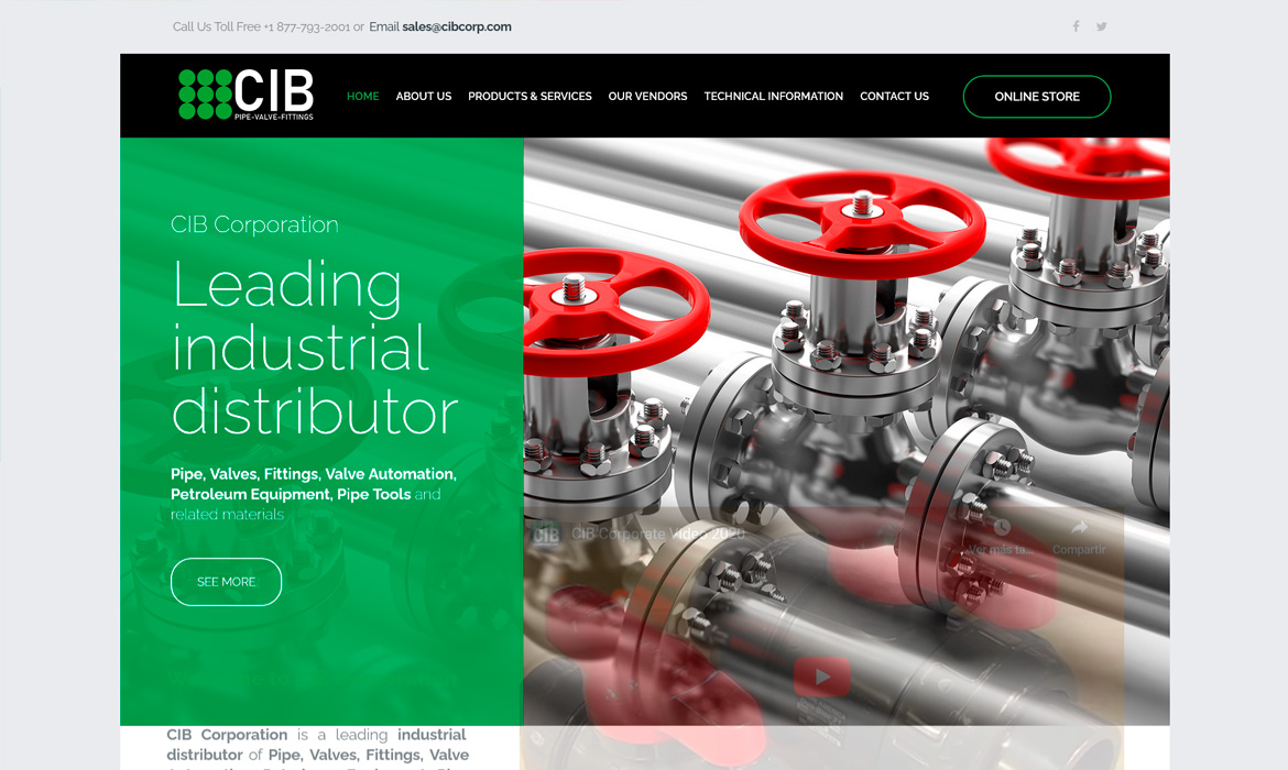 Página web CIB CORP