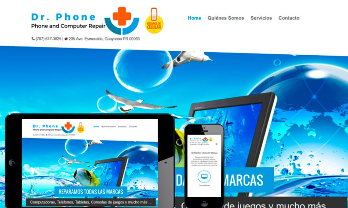 Página web Dr. Phone