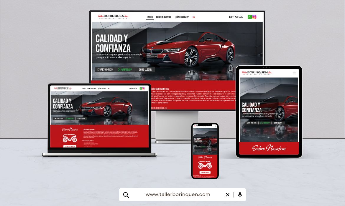 Página web Taller Borinquen